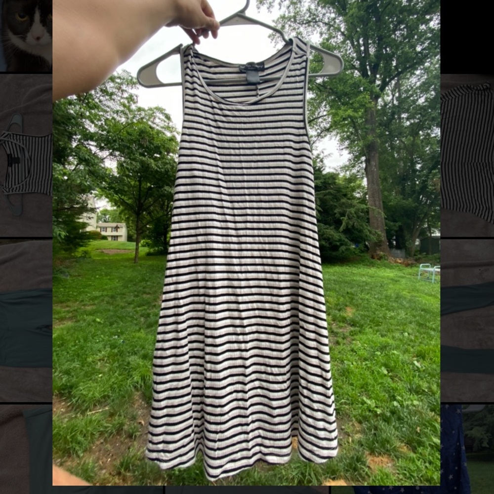 Striped Swing tank dress